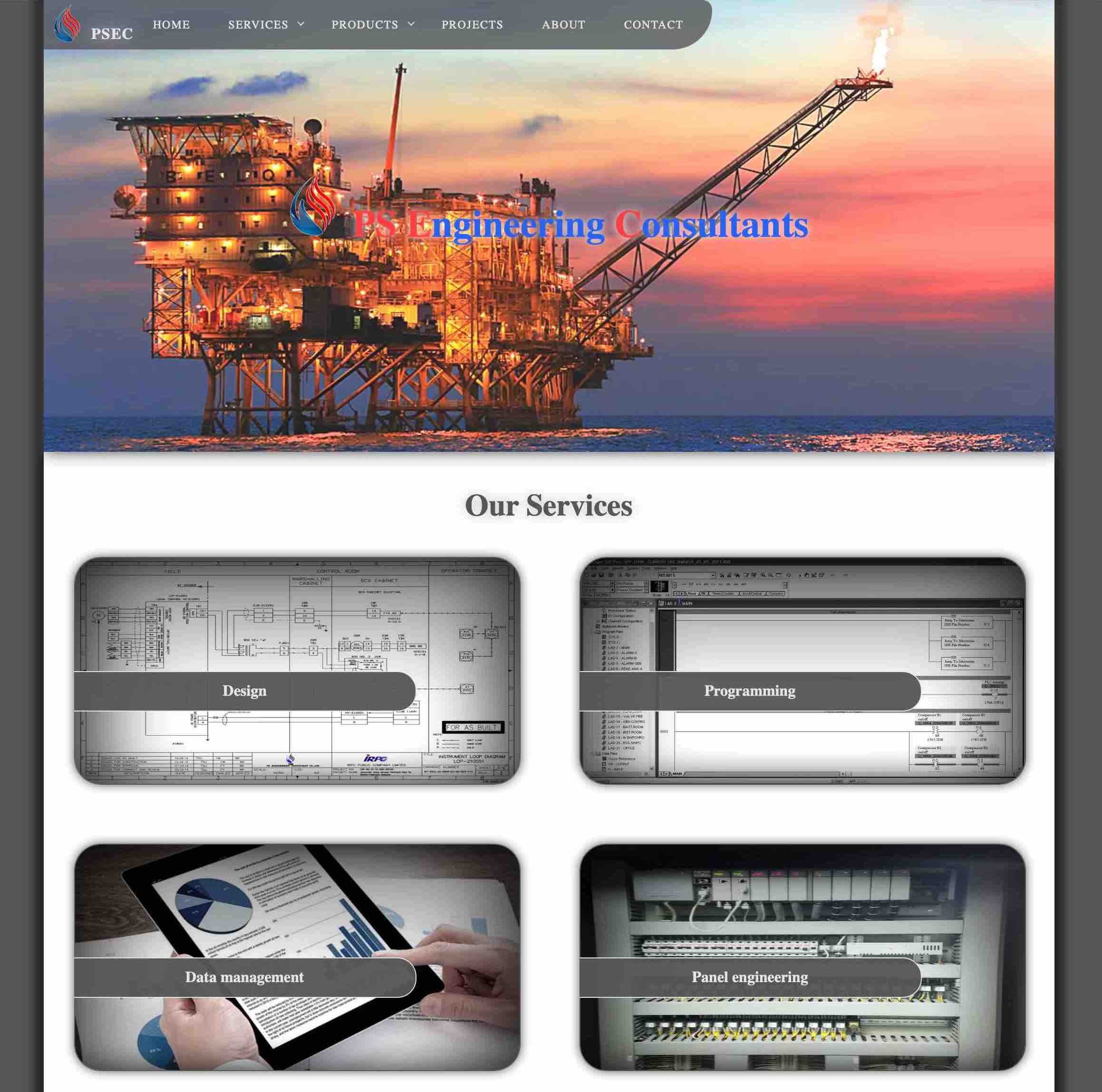 PS Engineering website